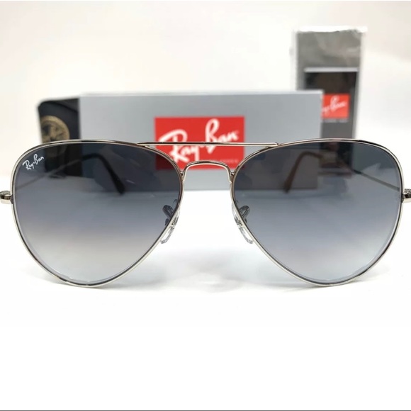Ray-Ban RB3025 003/32 58mm Aviator Sunglasses - Picture 3 of 8